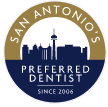 San Antonio's Preferred Dentist Since 2006 badge