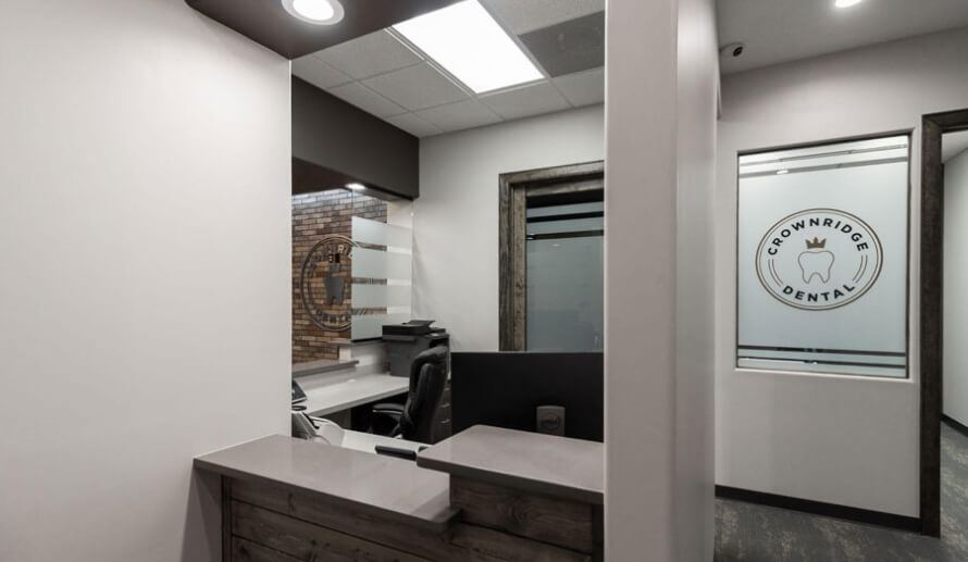 Dental office business consultation area